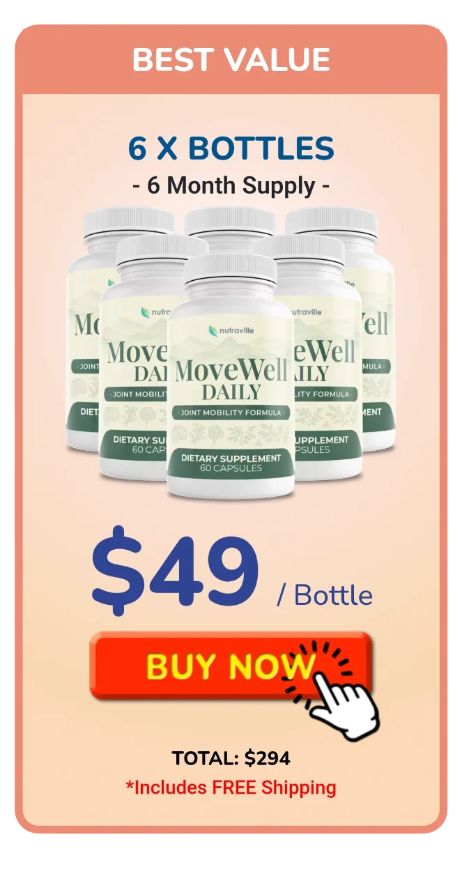 MoveWell Daily™ 6 bottles pricing